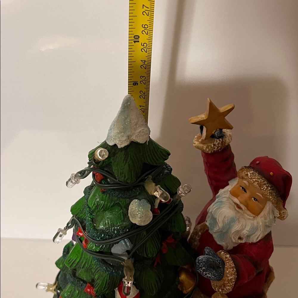 Vintage Holiday Musical LED Christmas Tree Figurine. Eight holiday songs. NWOT - Picture 12 of 14